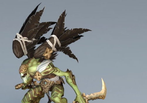 Birdman Warrior Game Character