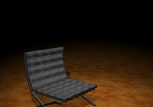 Furniture Black Barcelona Chair