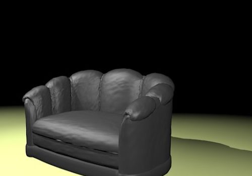 Black French Sofa Chair Furniture Design