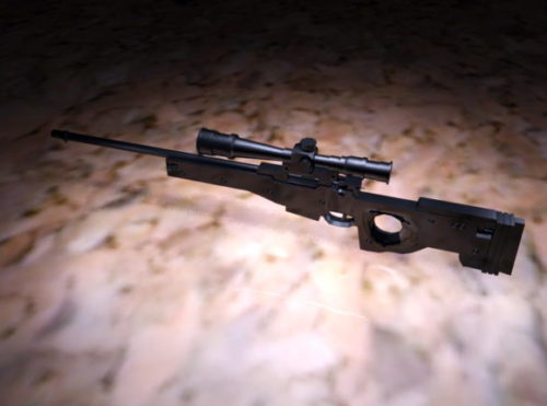 Army Black Sniper Rifle Gun