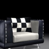 Home Furniture Black Cube Chair