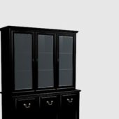Black Wooden Bookcase