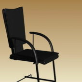 Black Cantilever Chair | Furniture