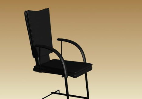 Black Cantilever Chair | Furniture