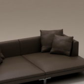 Black Fabric Sectional Loveseat Living Room | Furniture