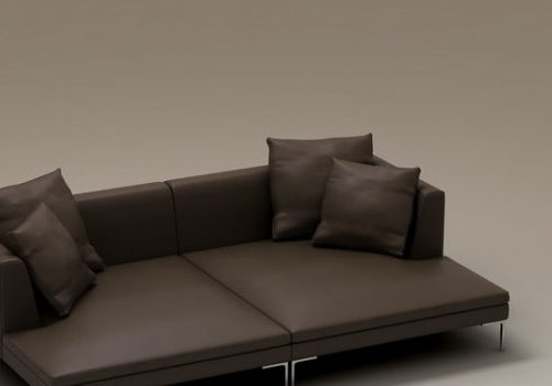 Black Fabric Sectional Loveseat Living Room | Furniture