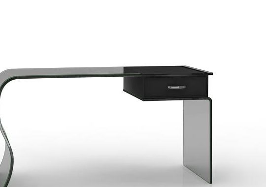 Black Glass Office Desk | Furniture
