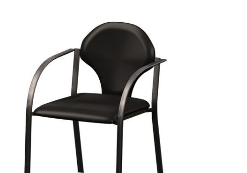 Black Iron Office Chair