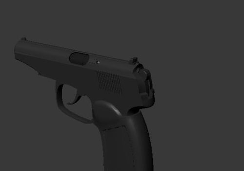 Black Pistol Gun