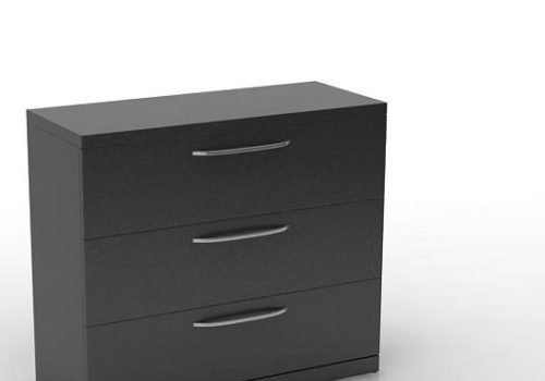 Black Steel Filing Cabinet | Furniture
