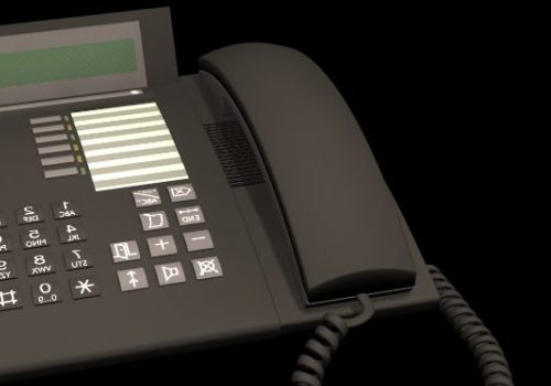 Vintage Black Telephone V1