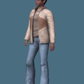 Black Woman In Casual Clothes Rigged | Characters
