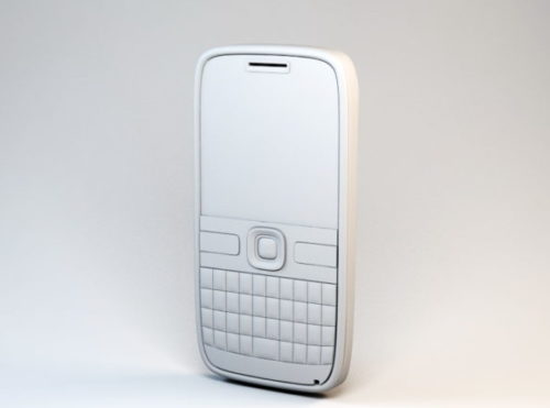 White Blackberry Phone