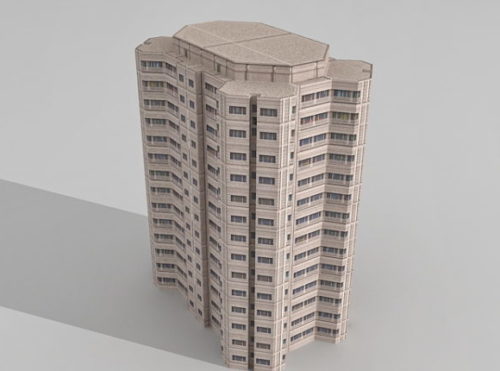Modern Office Block Building