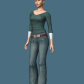 Blonde Woman Rigged | Characters