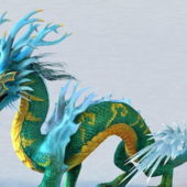 Blue Chinese Dragon | Animals