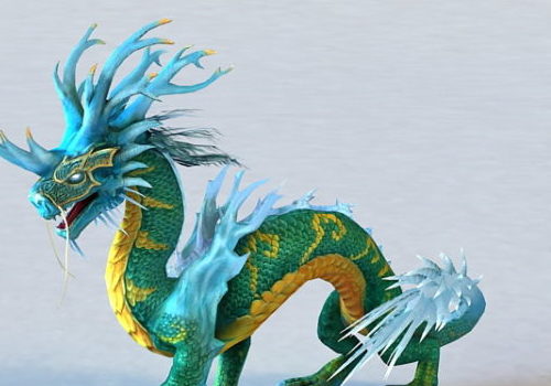 Blue Chinese Dragon | Animals