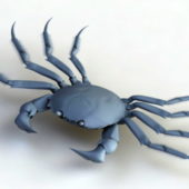 Blue Crab Animal Sculpt