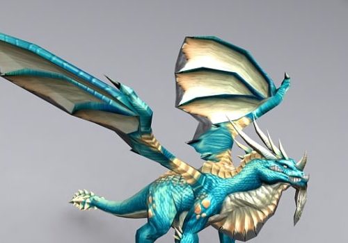 Blue Dragon With Biped | Animals