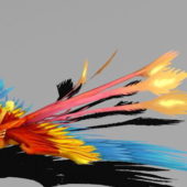 Blue Fire Phoenix Character