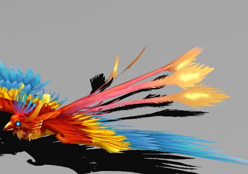 Blue Fire Phoenix Character