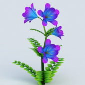 Blue Flowers Plant
