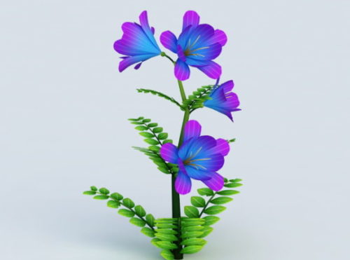 Blue Flowers Plant