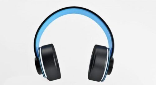 Modern Design Blue Headphones