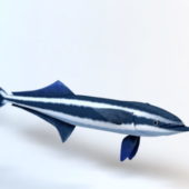 Blue Shark Cartoon Animal