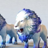 Blue And White Lions | Animals