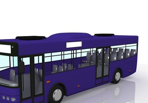 City Bus Purple Paint