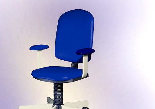 Furniture Blue Office Swivel Chair