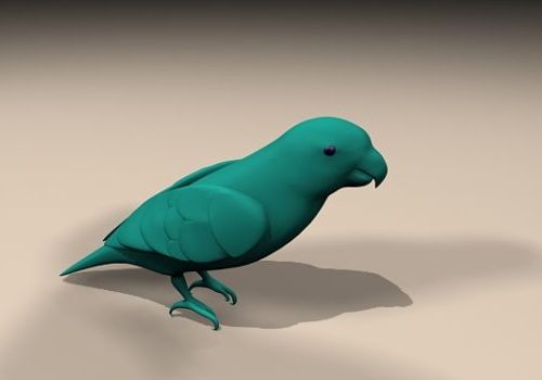 Parrot Bird Lowpoly Animals