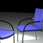 Blue Plastic Back Conference Chair | Furniture