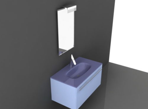 Blue Bathroom Vanity Furniture