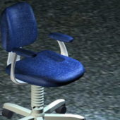 Blue Swivel Chair | Furniture