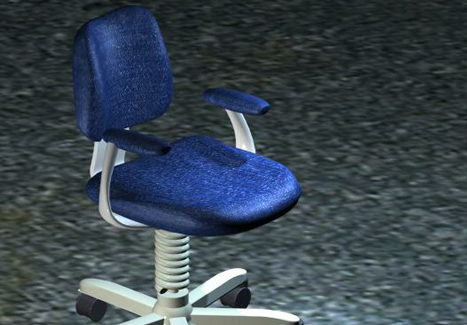 Blue Swivel Chair | Furniture