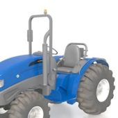 Blue Tractor Vehicle