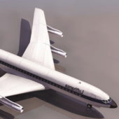 Commercial Boeing 707 Airliner Plane