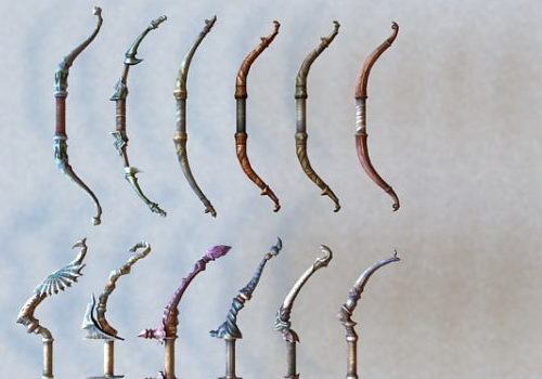 Ancient Bow Weapon Collection