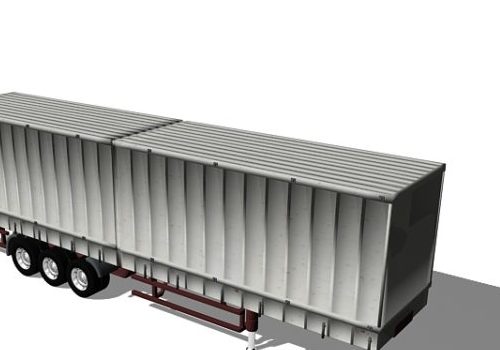 Heavy Box Truck Trailer