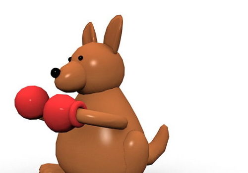 Boxing Kangaroo Toy Cartoon | Animals