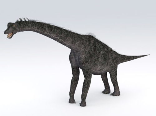 Animal Brachiosaurus Dinosaur Rigged