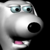 Lowpoly Brian Griffin Head | Animals