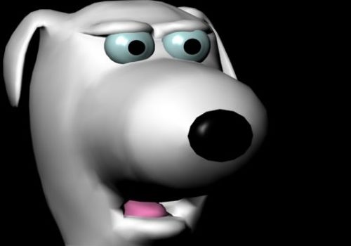 Lowpoly Brian Griffin Head | Animals
