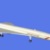 British Concorde Airplane