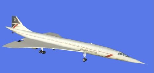 British Concorde Airplane