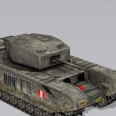 Military British Churchill Infantry Tank