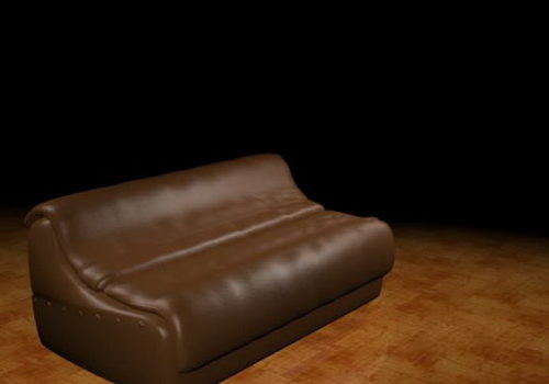 Furniture Brown Leather Couch