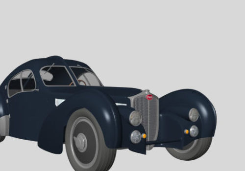 Vintage Bugatti Atalante Sports Coupe